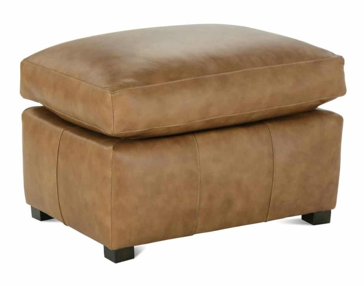 Rowe Furniture DESMOND-L-005-RC Desmond Leather Ottoman