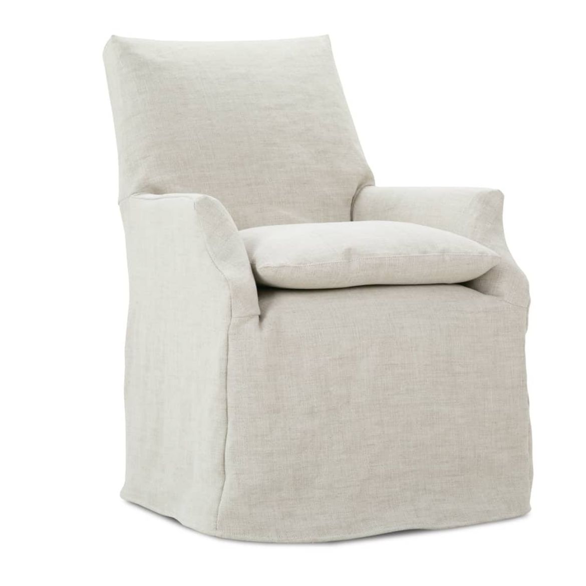 Rowe Furniture P920-SLIP-501 Cece Slipcovered Dining Chair without Casters