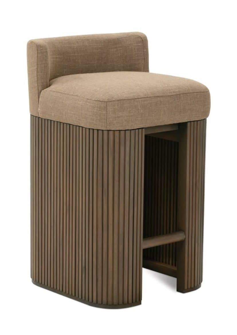 Rowe Furniture R130-540 Kindred Barstool with Back – Sesame