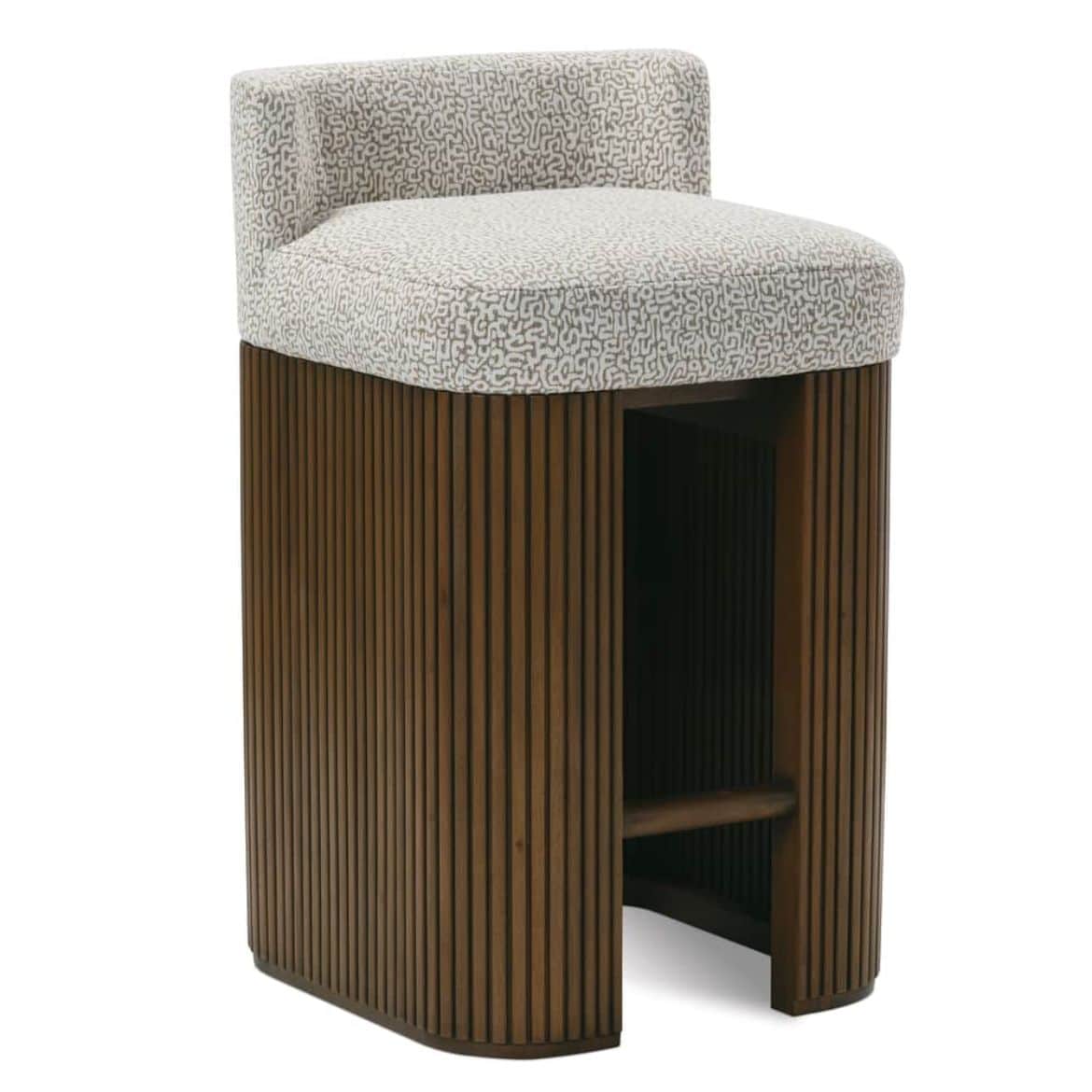 Rowe Furniture R130-546 Kindred Counter Stool with Back – Sesame