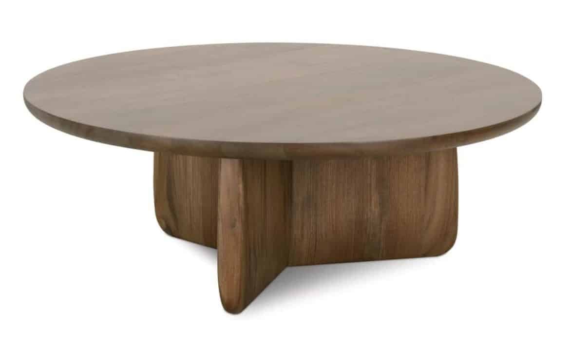 Rowe Furniture RR-11000-311 A/B Nova Round Wood Cocktail Table