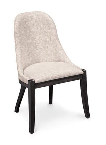 Simply Amish ECCEL-02A-L Celine Leather Side Chair