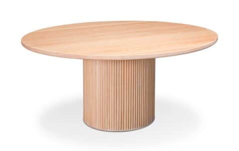 Simply Amish ETARR-F06N36A Aria Single Pedestal Table