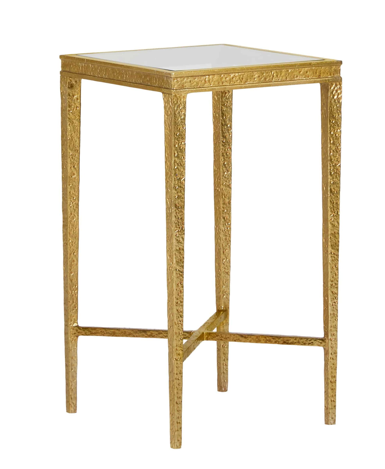 Modern History MH1204F03 Texture Square Spot Table-Ant. Brass Modern History MH1204F03 Texture Square Spot Table-Ant. Brass