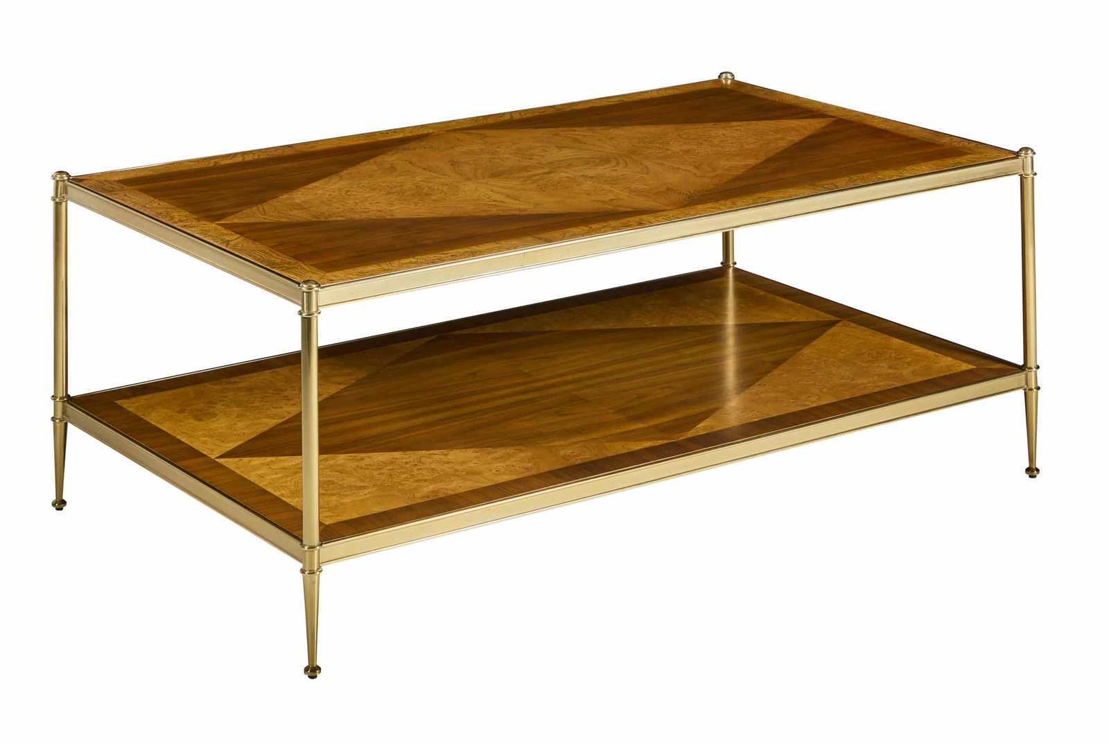 Modern History MH1210F01 Oak Burl & Walnut Cocktail