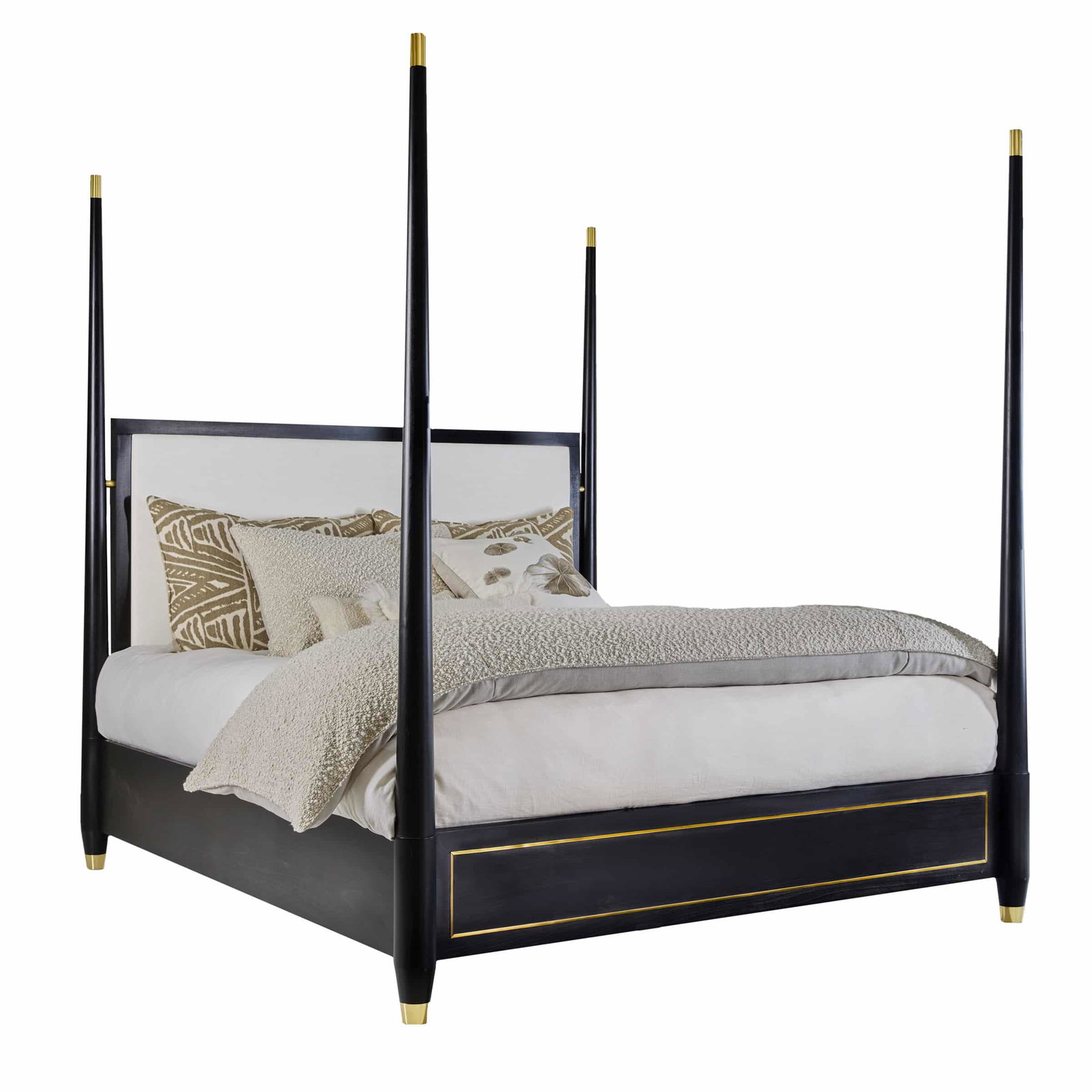 Modern History MH1249F01 Concourde King Bed-Ebony