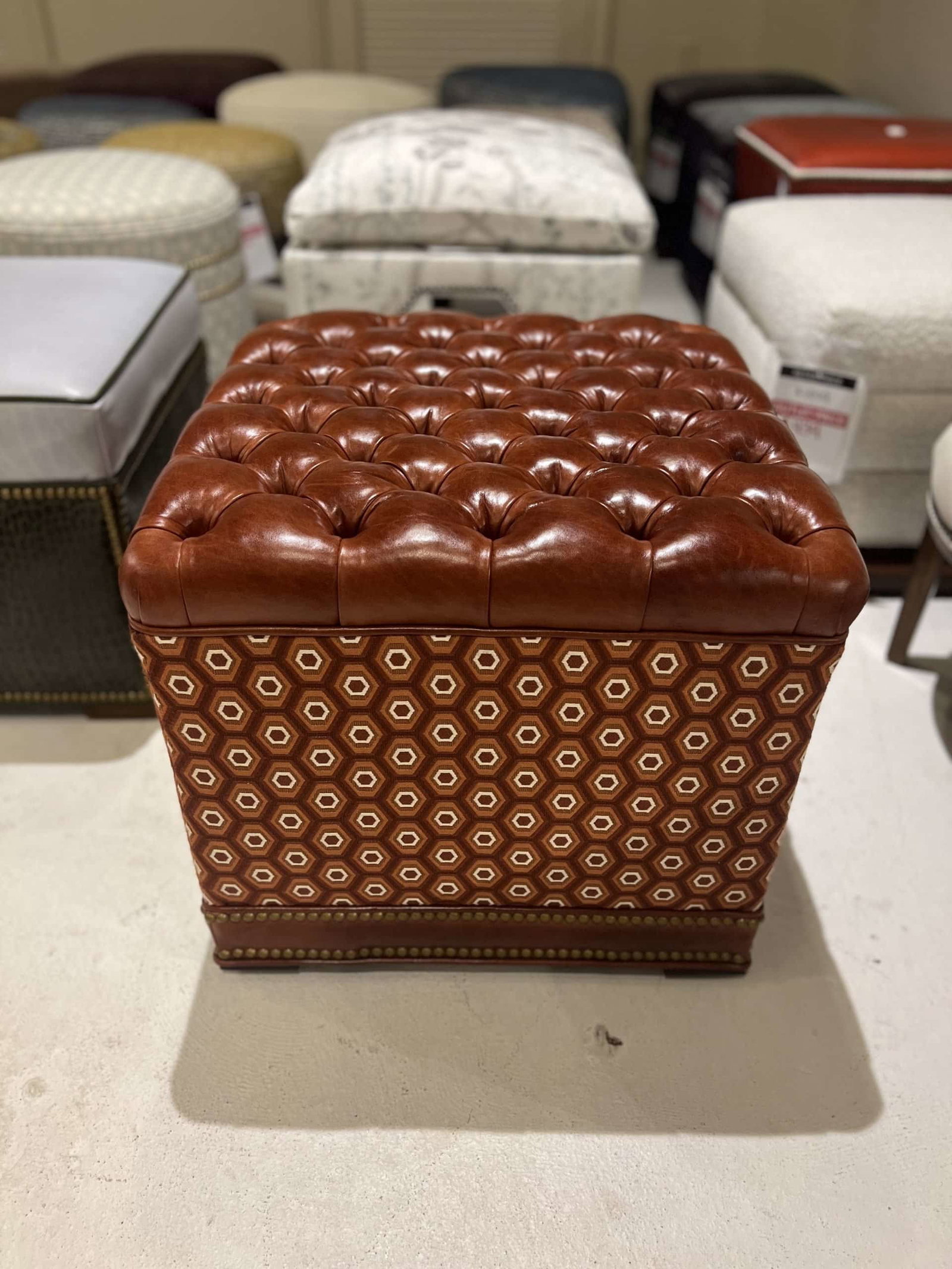 Jessica Charles 8912-T/10414 Lulu Tufted Ottoman