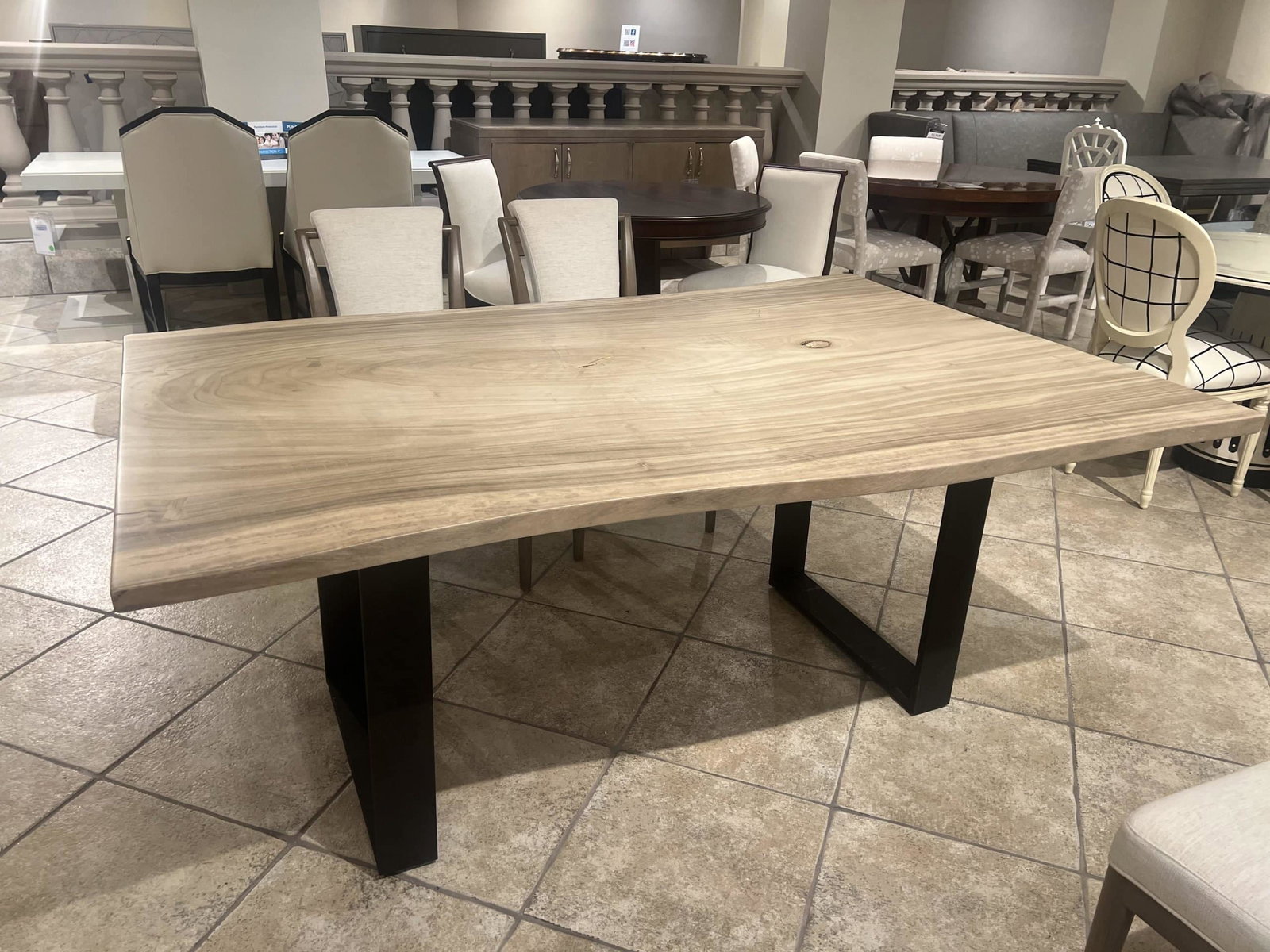 Century CR9-989TB 72″ Custom Live Edge Table