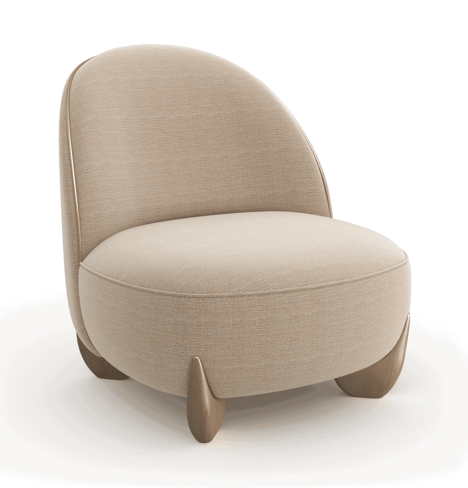 Caracole UPH-425V-031-A Seta Chair Oatmeal
