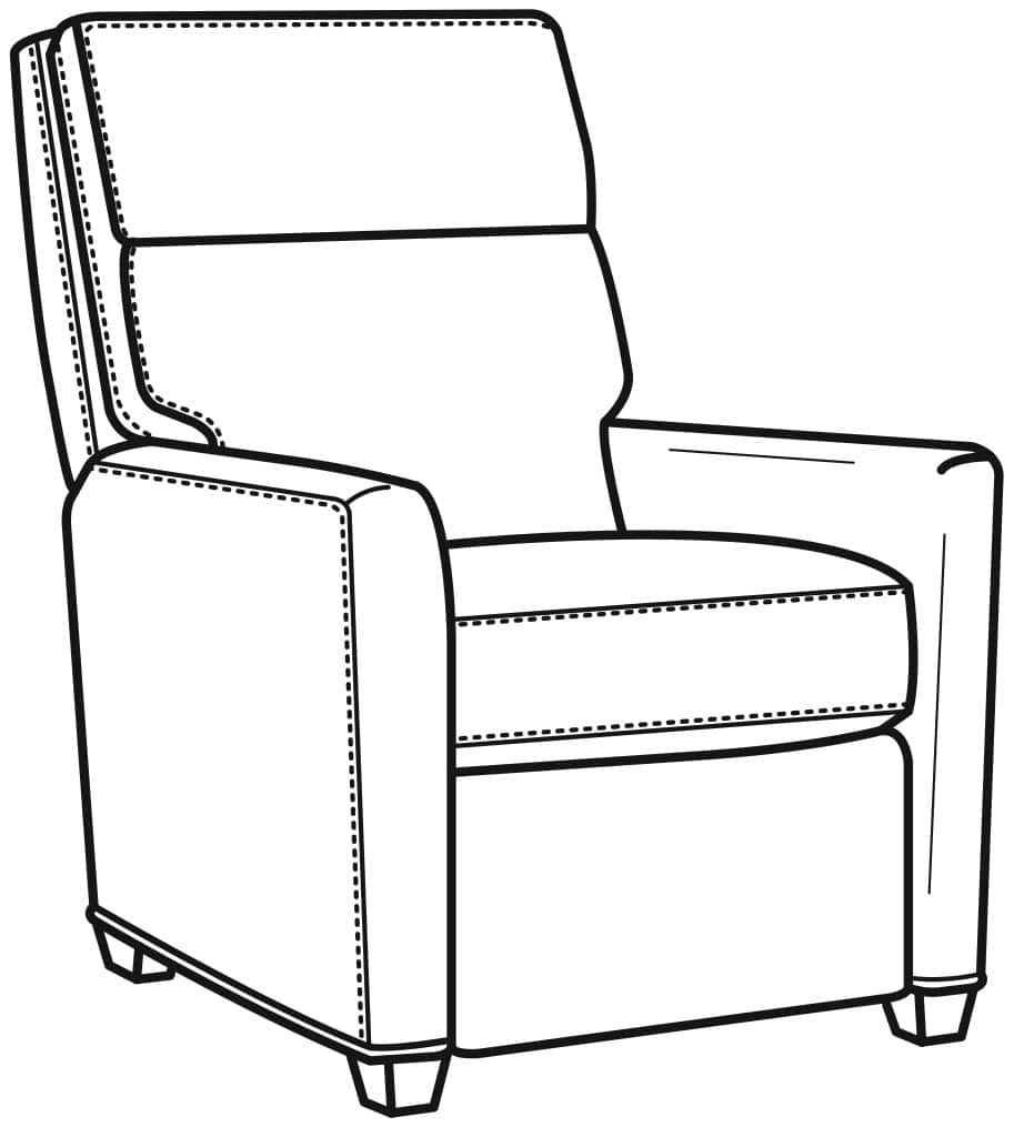 CR Laine 1106-05MR Curtis Manual Recliner