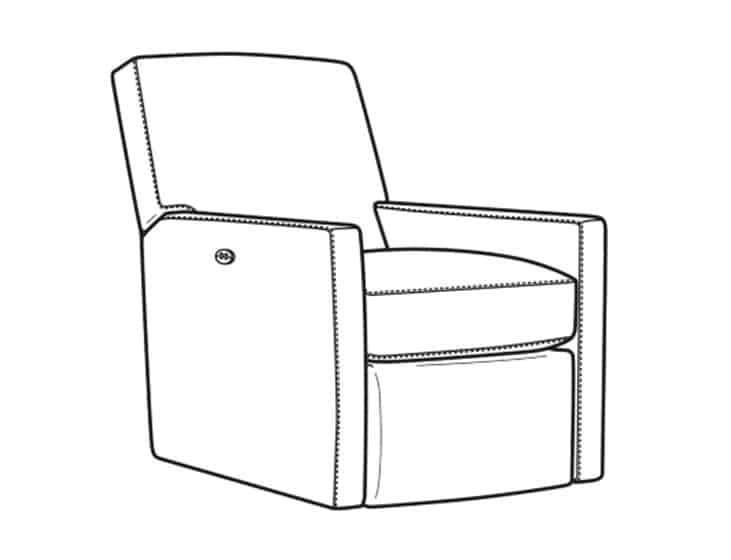 CR Laine 1775-05SWPR Malcolm Swivel Power Recliner