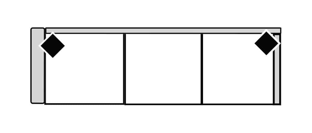 Four Seasons 19325CS-LSF SPENCER LSF 3 SEAT CORNER SOFA Four Seasons 19325CS-LSF SPENCER LSF 3 SEAT CORNER SOFA