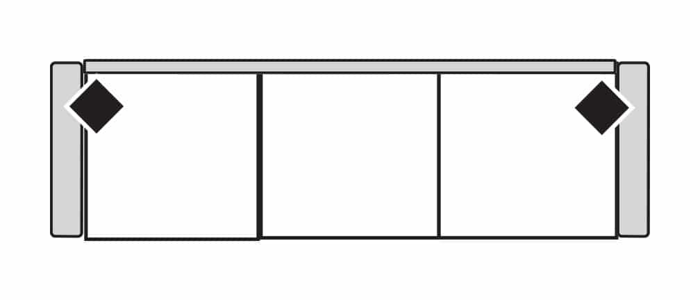 Four Seasons 87095S JORDAN 3 SEAT SOFA Four Seasons 87095S JORDAN 3 SEAT SOFA