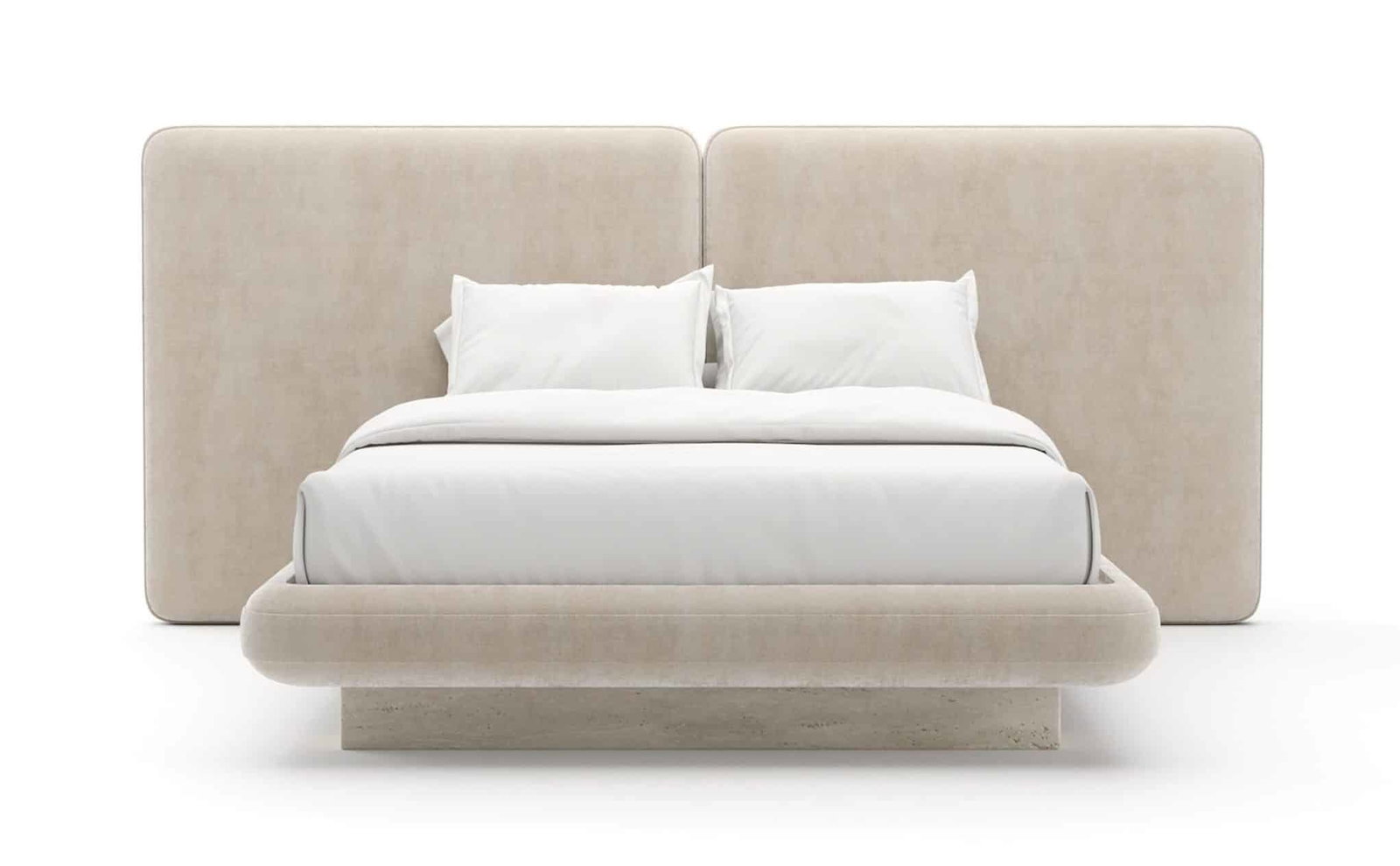 Caracole CLA-425V-106 Well Balanced Qn Bed Ecru