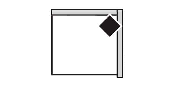 Four Seasons 6-137-WEDGE WINSTON CORNER WEDGE