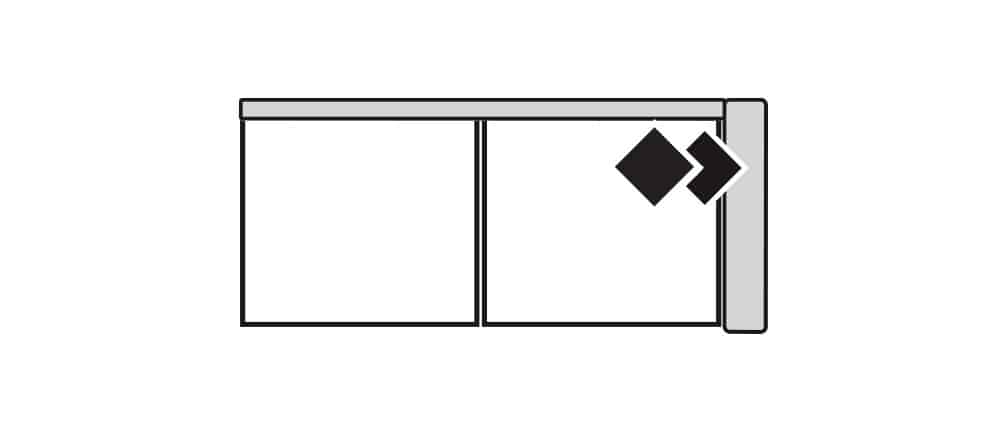 Four Seasons 6-241LS-LSF WINSTON 41" DEEP LSF LOVESEAT