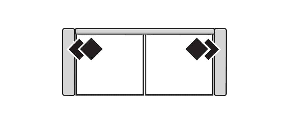 Four Seasons 1-241LS HARPER 41″ DEEP LOVESEAT