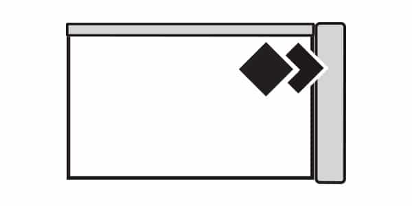 Four Seasons U7-141S1/2-LSF MCMICHAEL 41" DEEP LSF 1/2 SOFA UPHOLSTERED WITHOUT SKIRT