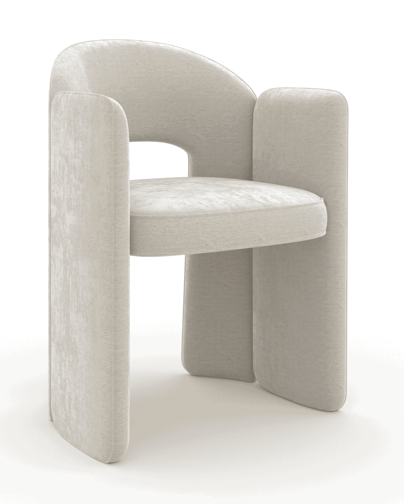 Caracole CLA-425V-272 Overlap Arm Dining Chair