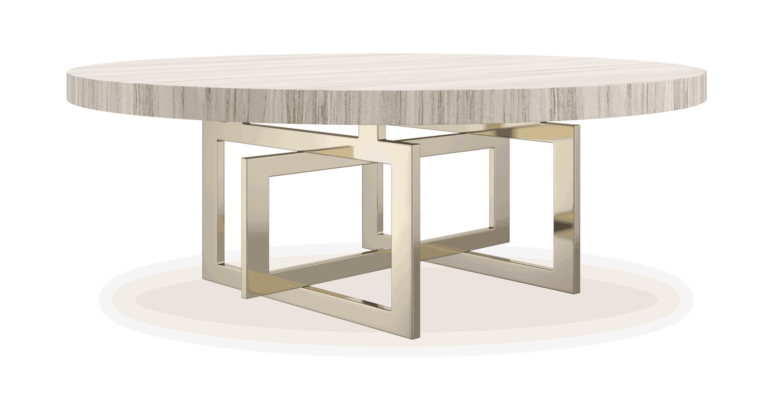 Caracole CLA-425V-4022 Wish You Were Here 48″ Rnd Cktl Tbl Lt