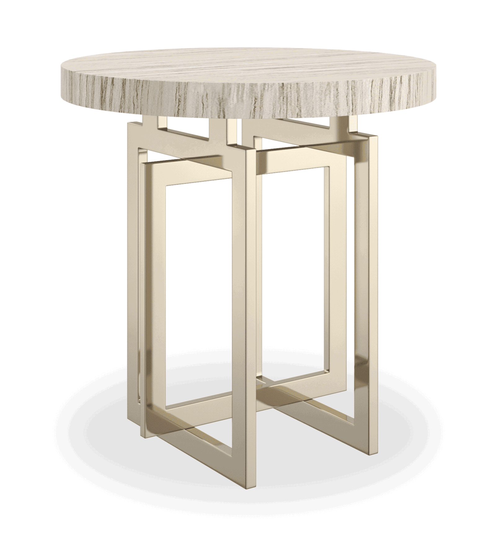 Caracole CLA-425V-4116 Wish You Were Here Rnd Side Table Lt