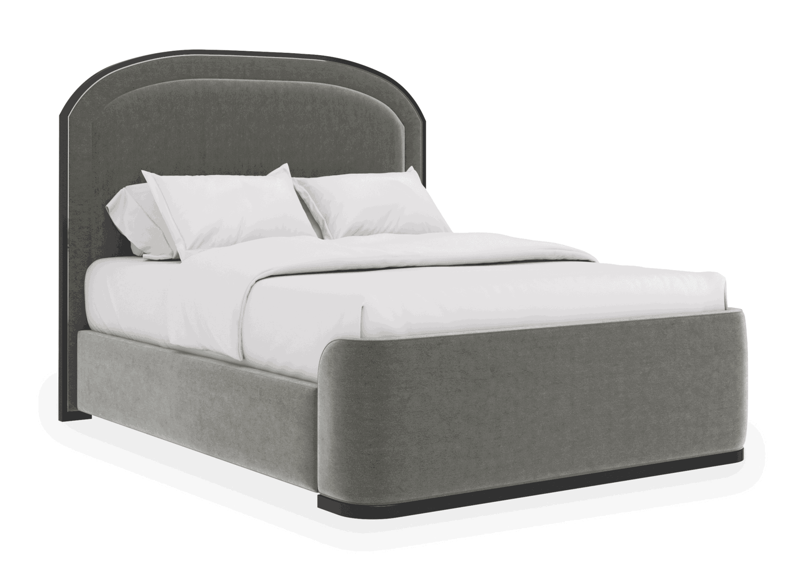 Caracole CLA-425V-105 Wanderlust Qn Bed Pewter