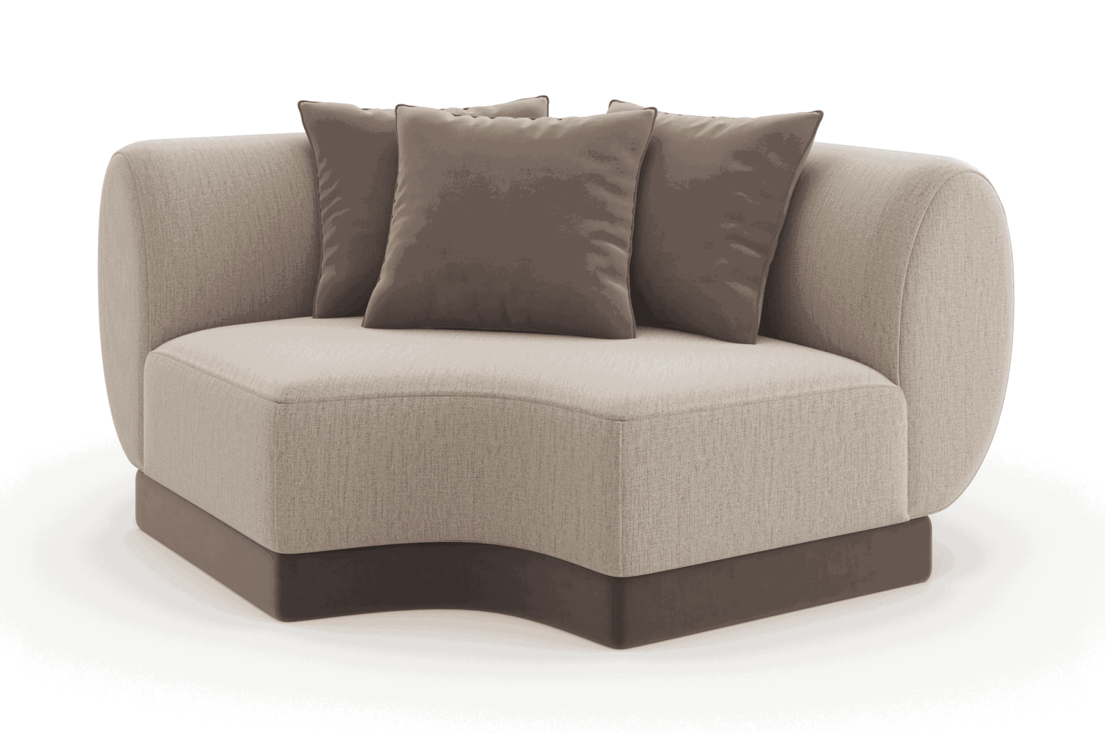 Caracole UPH-425V-CR1-A Seta Corner Oatmeal