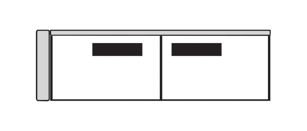 Four Seasons 75090Q-LSF BENTON LSF 2 SEAT QSLP