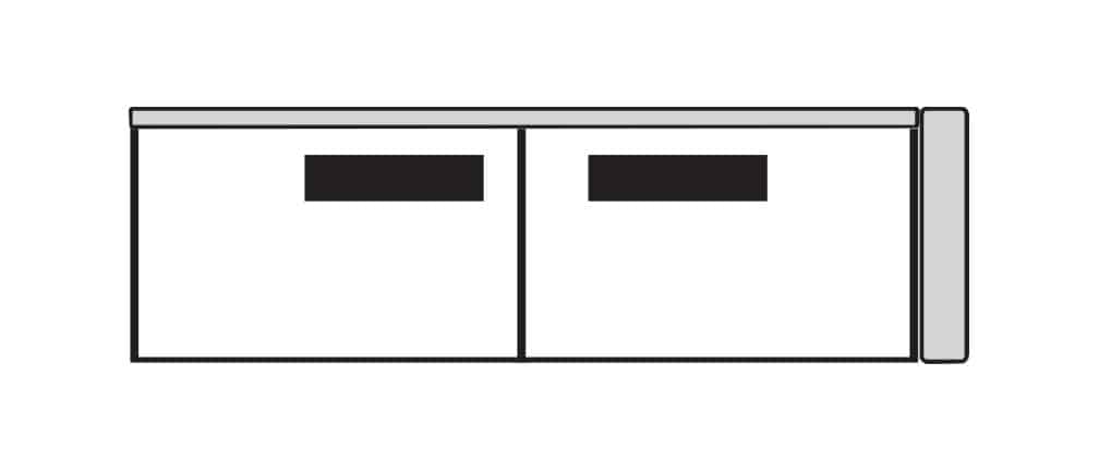 Four Seasons 75090Q-RSF BENTON RSF 2 SEAT QSLP