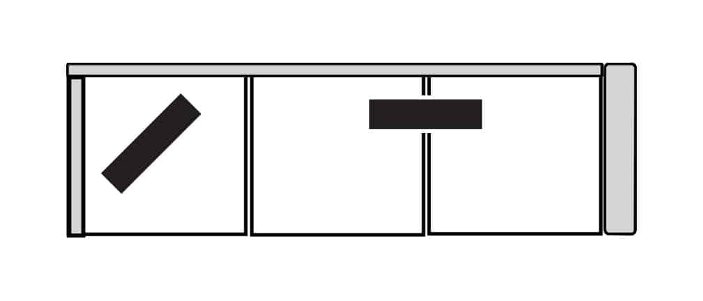 Four Seasons 75095CS-RSF BENTON RSF 3 SEAT CORNER SOFA
