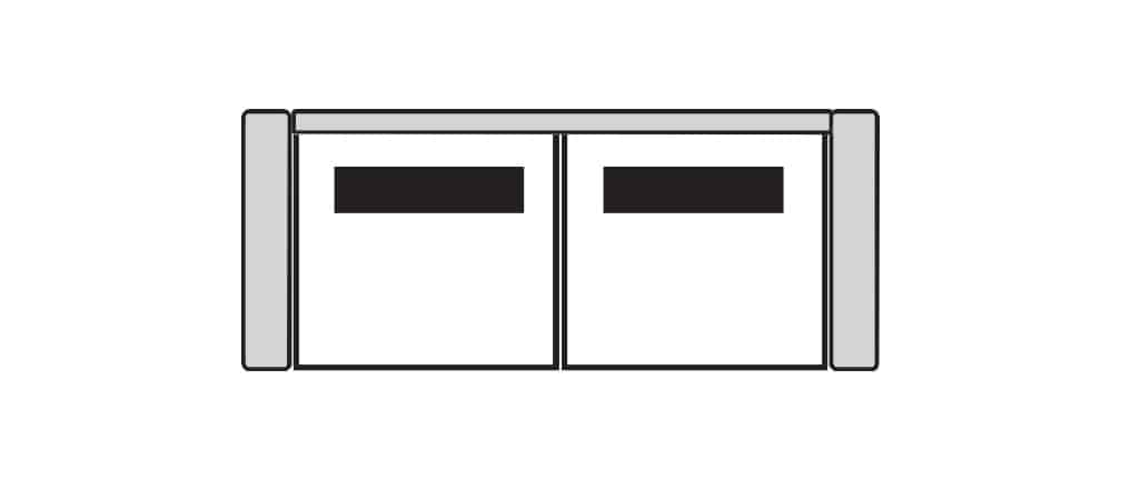 Four Seasons 75095LSS BENTON LOVESEAT SLEEPER