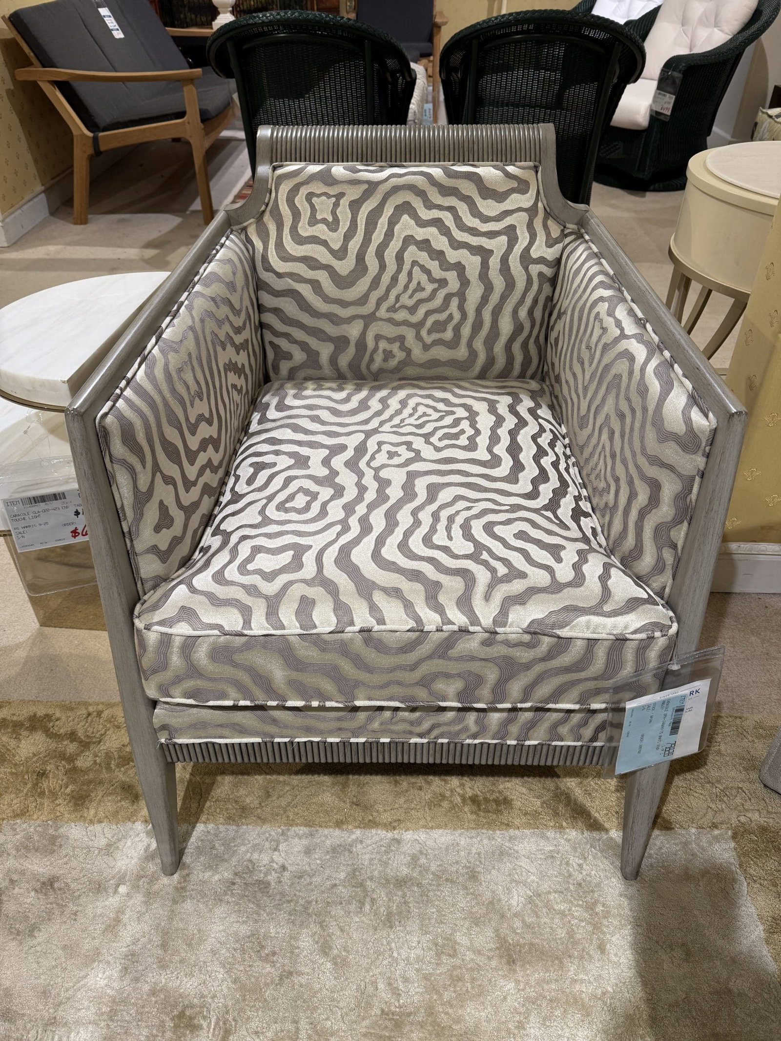 Caracole UPH-CHAWOO-75 What's Your Angle Chair