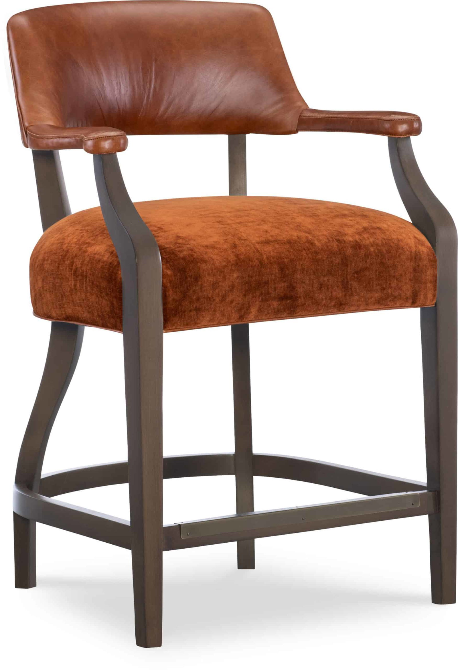 CR Laine L1020-45 Captain Leather Counter Stool