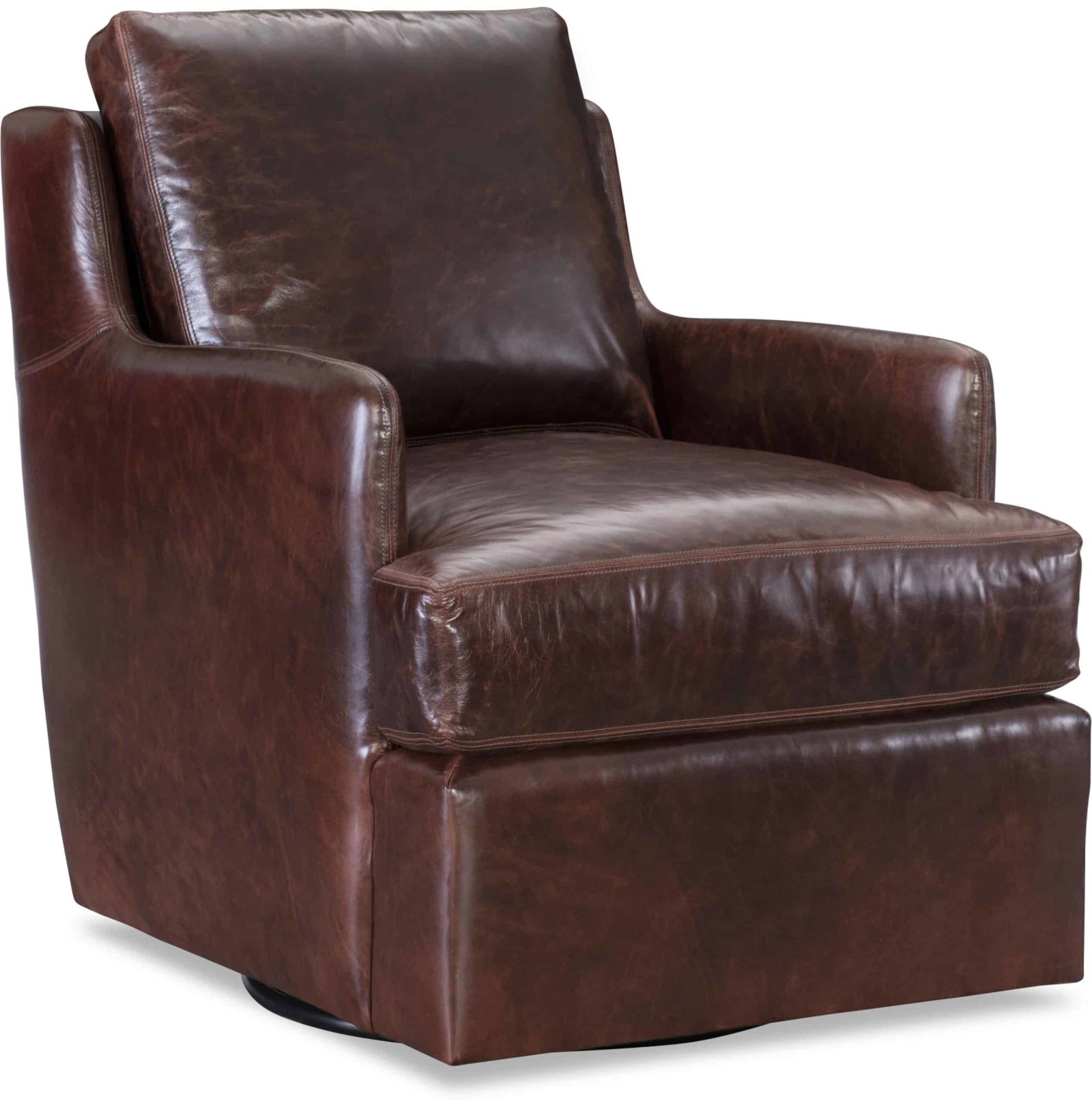 CR Laine L2882-05SW Remington Leather Swivel Chair