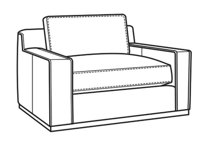 CR Laine L4770-05 Clark Leather Chair