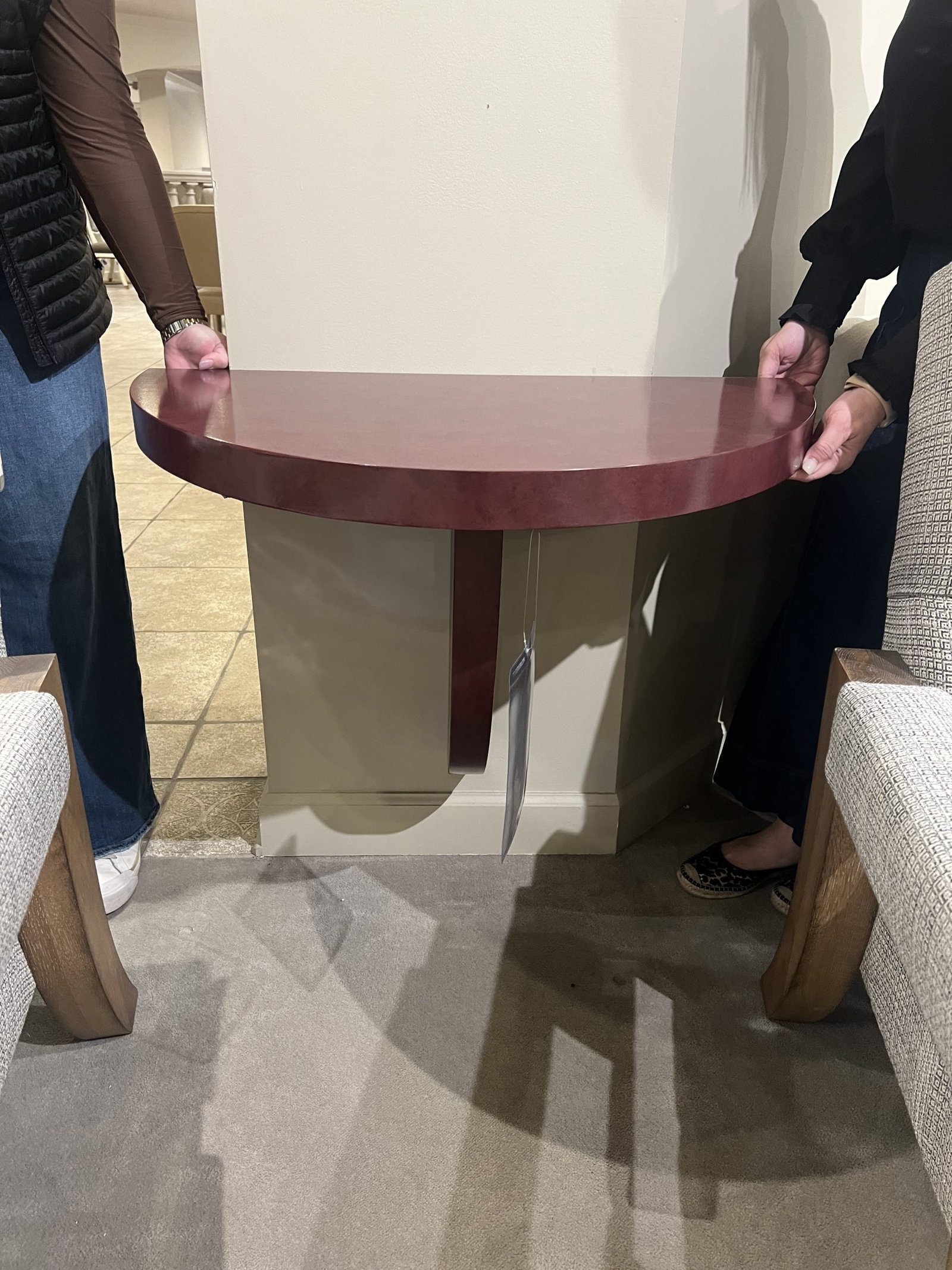 Highland House HH28-120-C1/10 Custom Red Floating Console