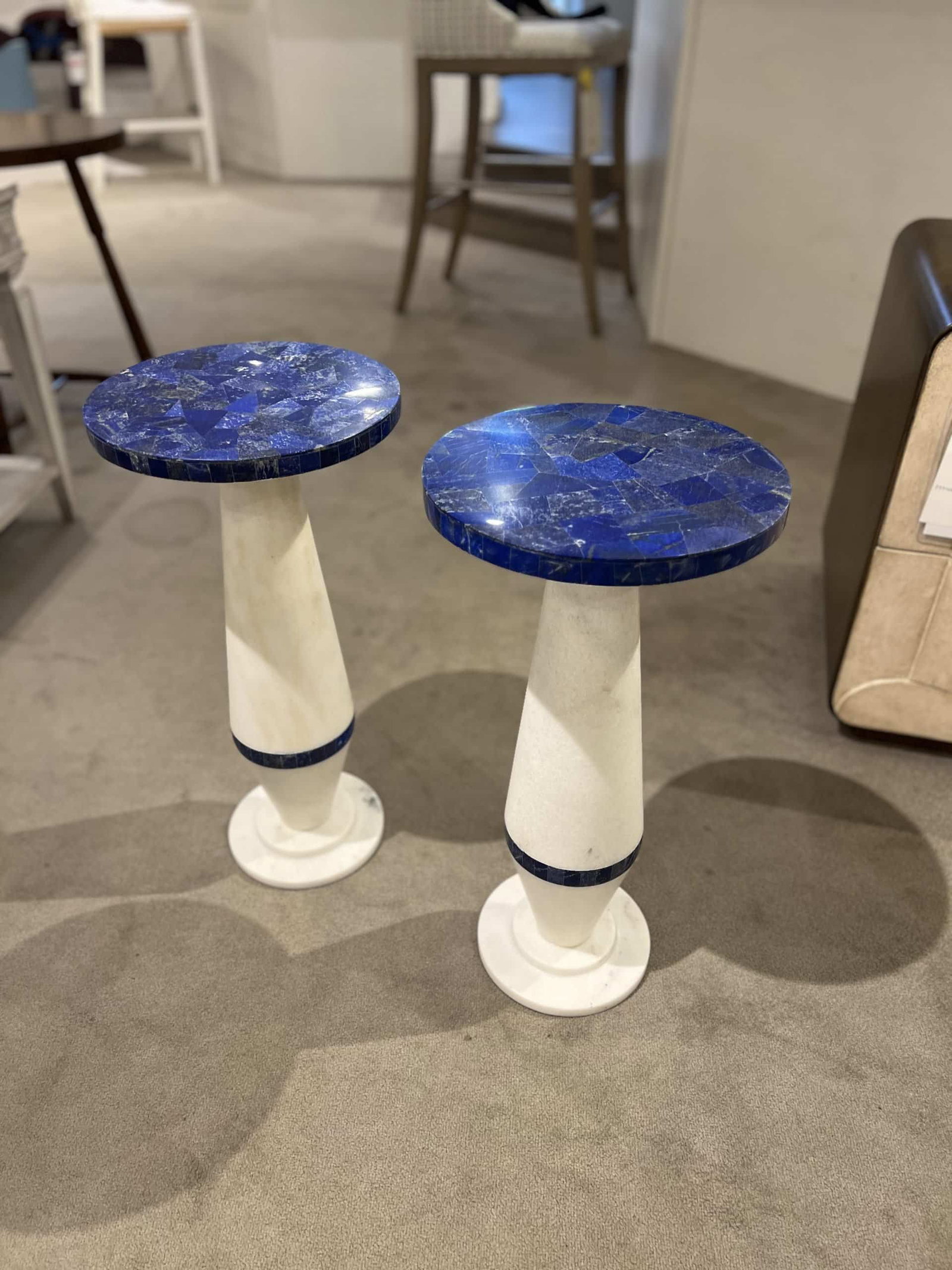 Maitland-Smith 8379-30L/60 Lapis Martini Table
