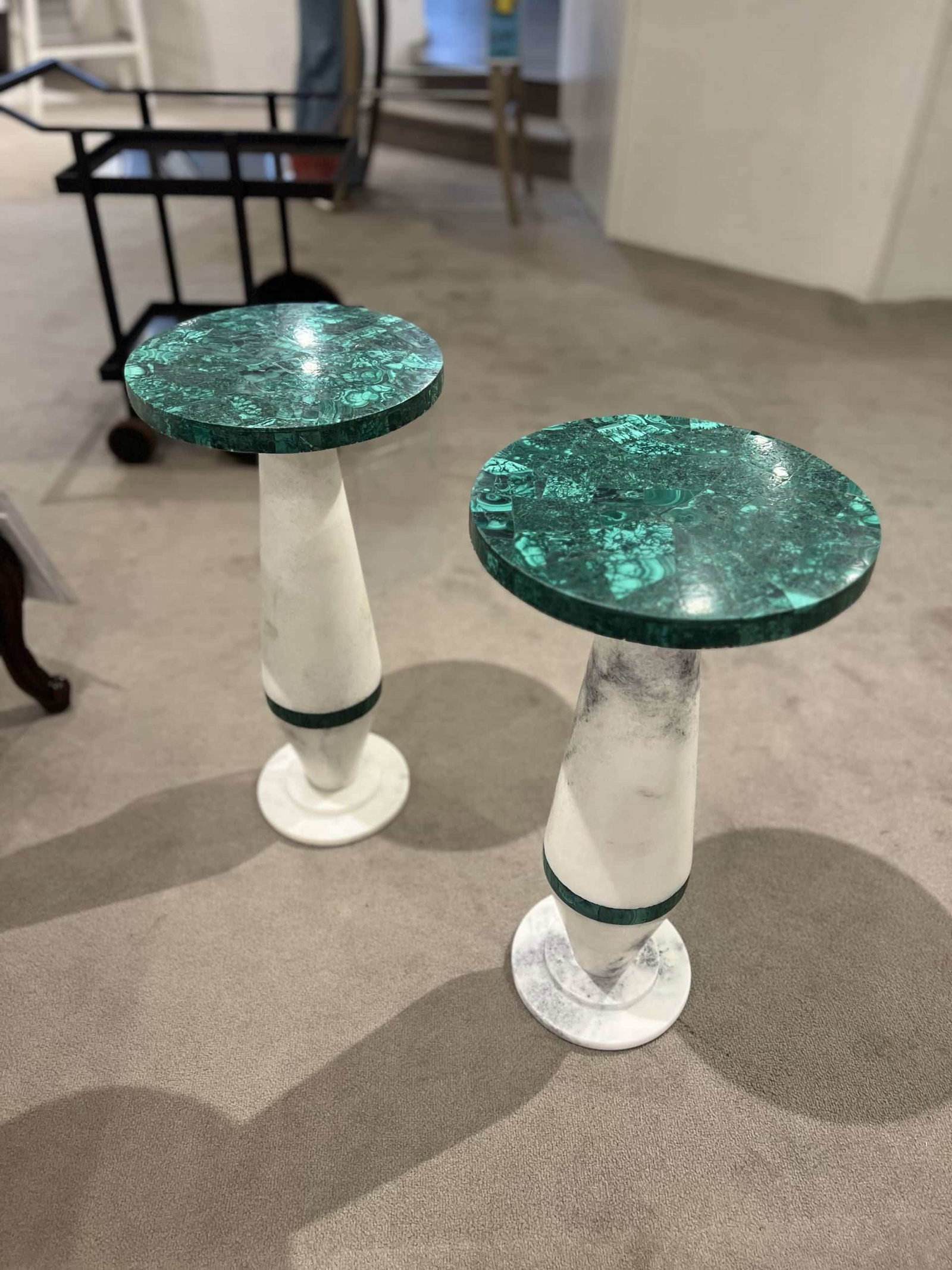 Maitland-Smith 8379-30M/70 Malachite Martini Table
