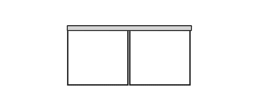 Four Seasons 6-241LS-AL WINSTON 41" DEEP ARMLESS LOVESEAT