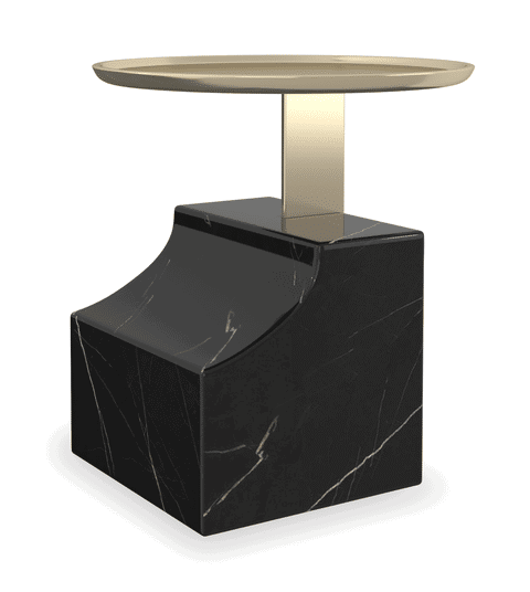 Caracole UPH-425V-WE5-4B Overlap Sectional Accent Table Light