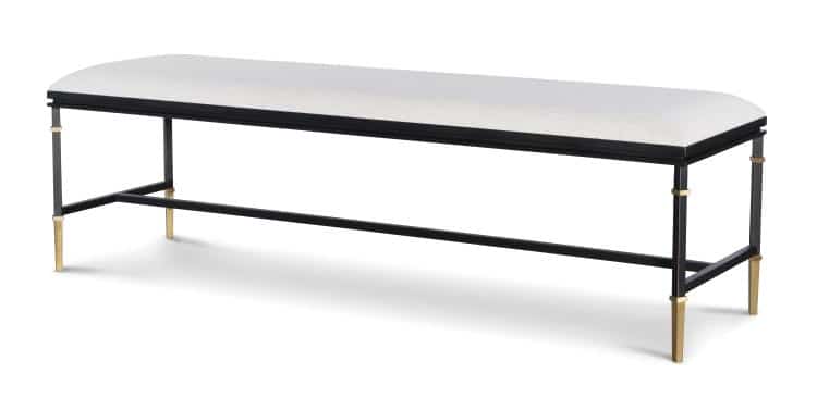 Century CBA-555-V1 Monterey Upholstered/Metal Bench