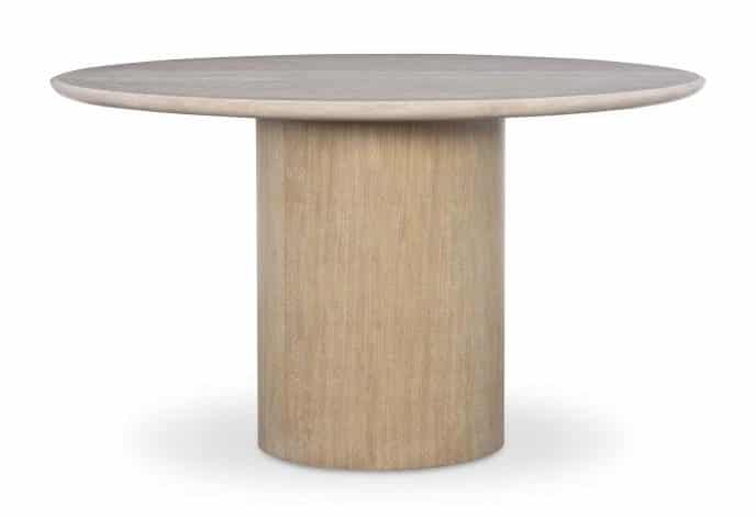 Century Furniture CDA-306-V1 Erosion 52″ Round Dining Table Sahara