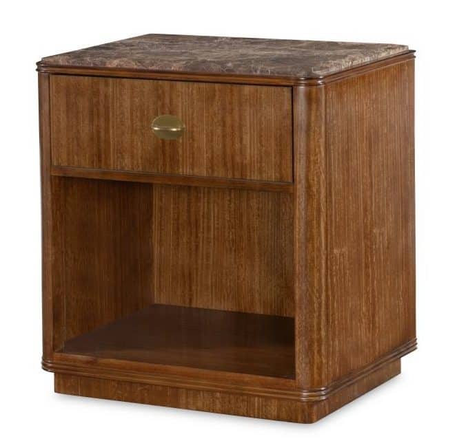 Century CEA-222-V1 Maxwell Single Drawer Nightstand – Clove