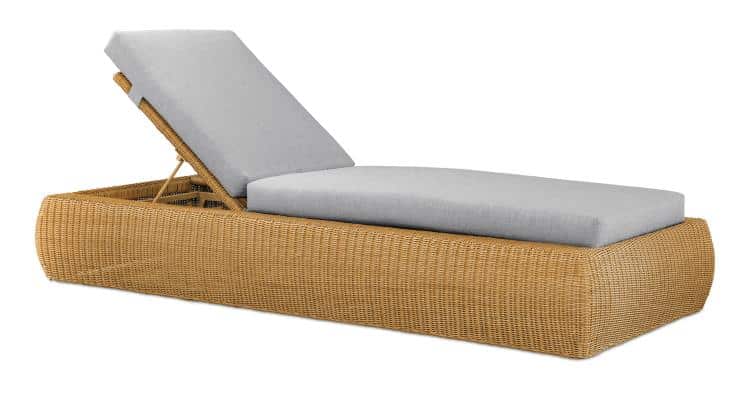 Century D8A-3501-V1 Wade Poolside Wicker Chaise
