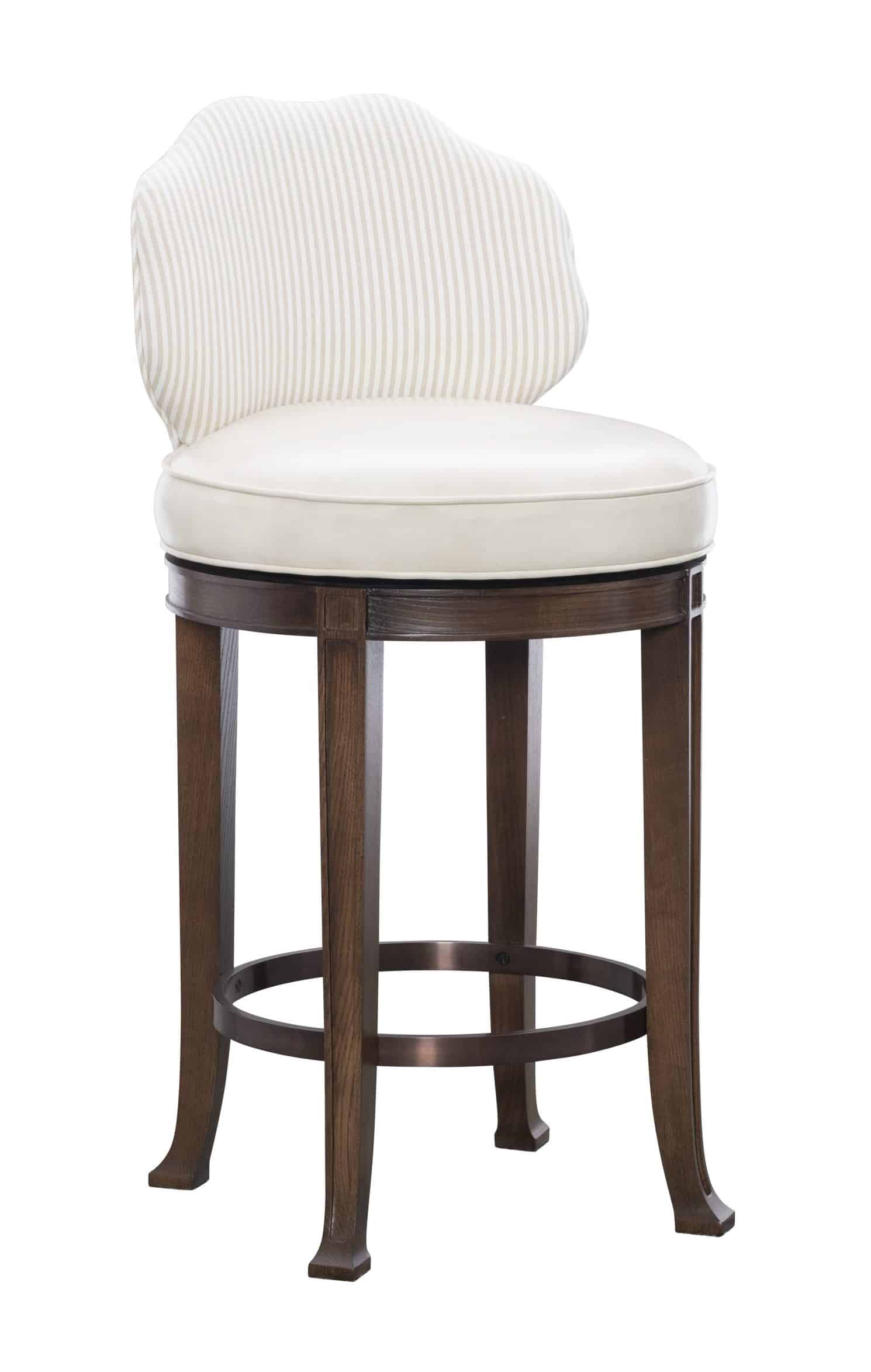 Hickory Chair HC6710-03 Salomone Swivel Counter Stool