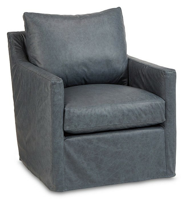 Four Seasons L-AC97XLG MILES XL LEATHER SWIVEL GLIDER