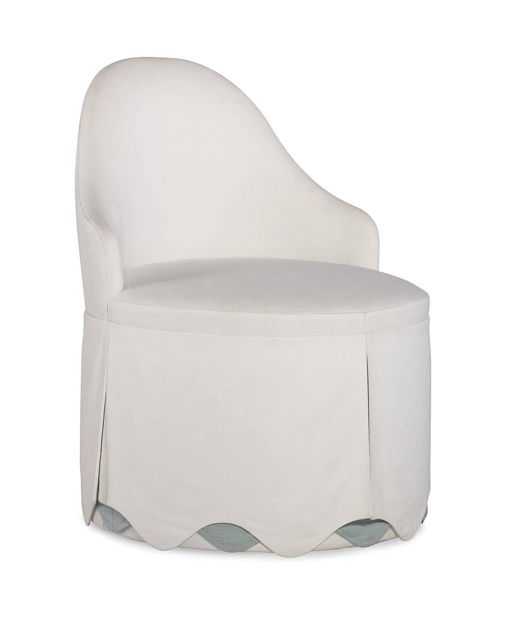 Jessica Charles 1158SK-S Emma Skirted Vanity Swivel