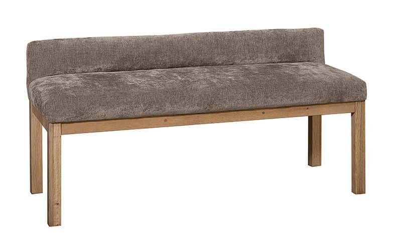 Artisan & Post 192-080X Brindle Grey Uph Bench In Natural Oak