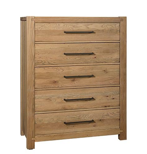 Artisan & Post 192-115 5 Drawer Chest In Natural Oak Artisan & Post 192-115 5 Drawer Chest In Natural Oak
