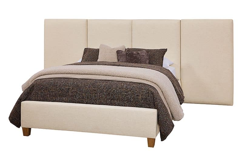 Artisan and#038; Post 194-551I-155I-822I-404-444I Ivory Cream Queen Upholstered Wallbed In Washed White Oak